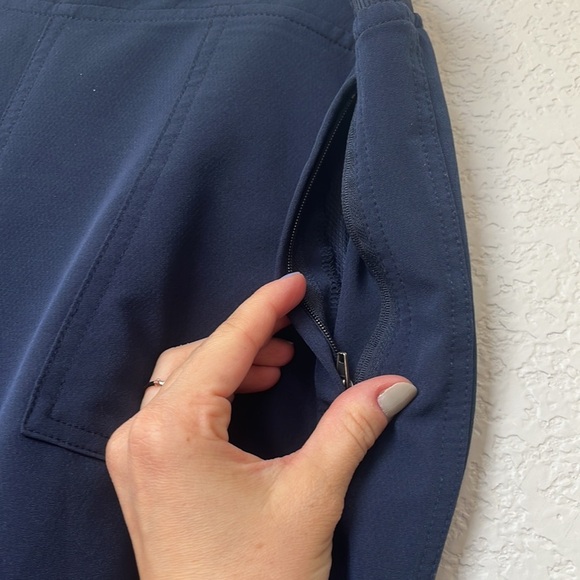 32 Degrees Cropped Ankle Pant Athletic Navy Blue size Large - Picture 7 of 14